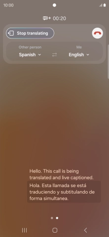 Press the drop down lists to select the required languages.