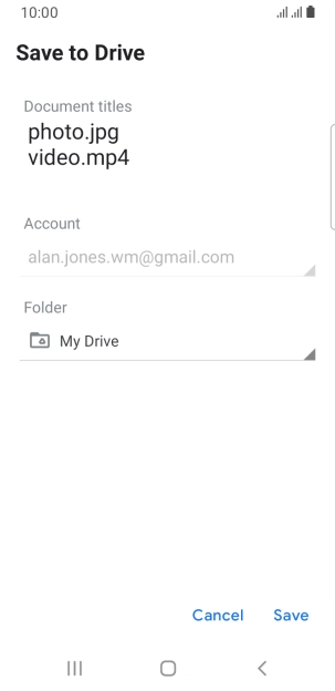 Press the field below 