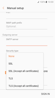 Press None to turn off the function. Press None to turn off the function.