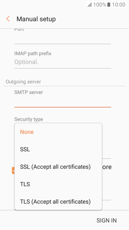 Press None to turn off the function. Press None to turn off the function.
