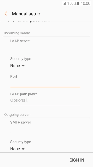 Press the field below Press the field below