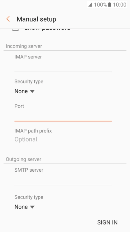 Press the field below Press the field below