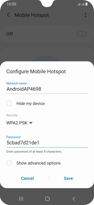 Press Save. Press Save.