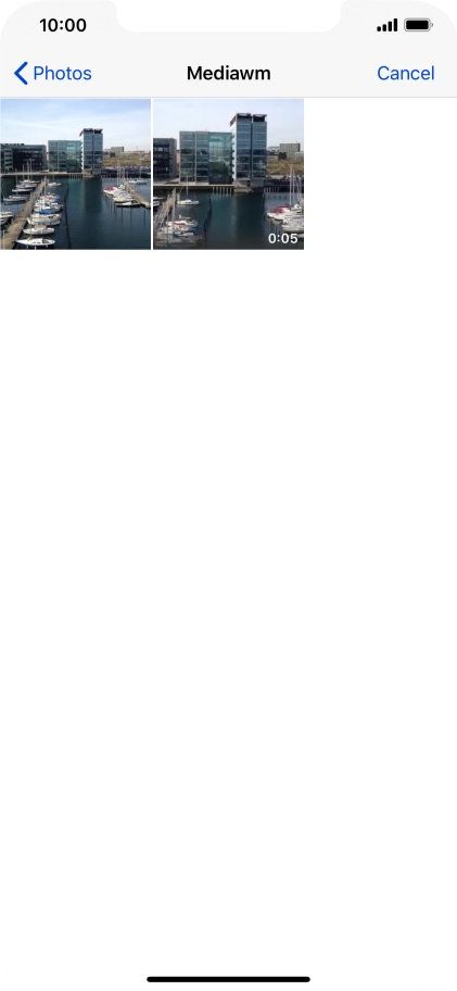 Press the required picture. Press the required picture.