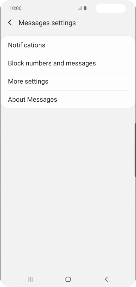 Press More settings.