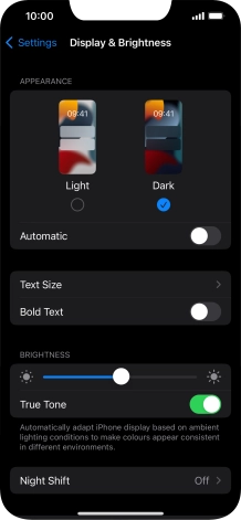 Press the indicator next to Press the indicator next to