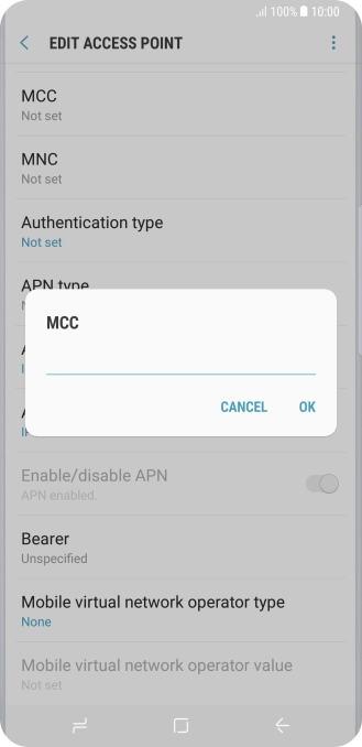 Key in 272 and press OK.