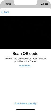 Place the QR code you've received inside the phone camera frame to scan the code. Place the QR code you've received inside the phone camera frame to scan the code.
