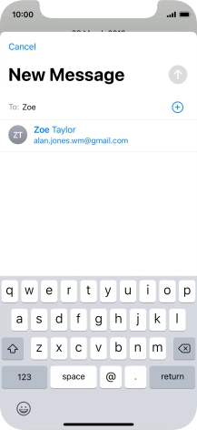 Press the required contact.