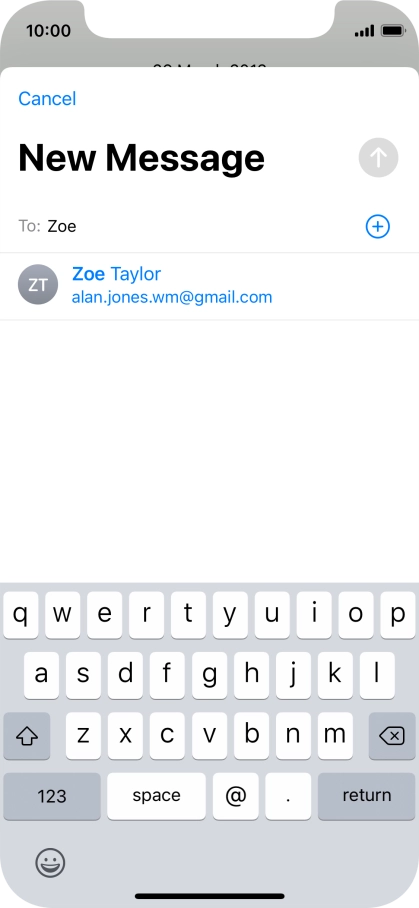 Press the required contact.