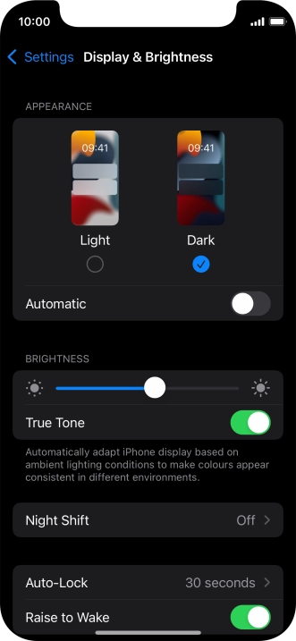 Press the indicator next to Press the indicator next to