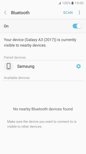 Press the Home key to return to the home screen.