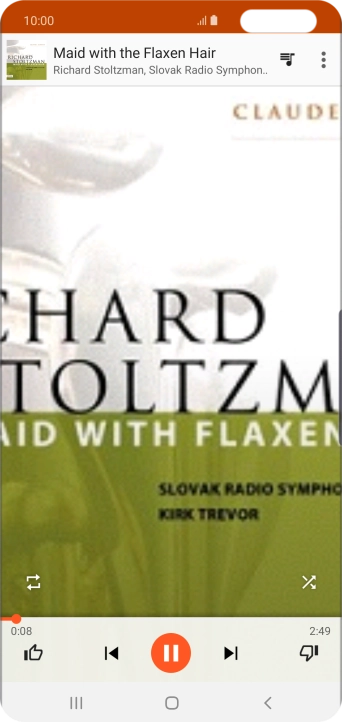 Press arrow right to go to the next audio file. Press arrow right to go to the next audio file.