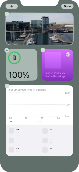 Press the add icon.