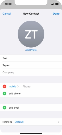 Press Phone and key in the required phone number.