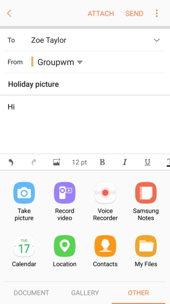 Press My Files and go to the required folder.