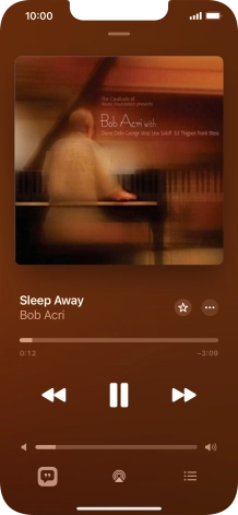 Press arrow right to go to the next audio file.