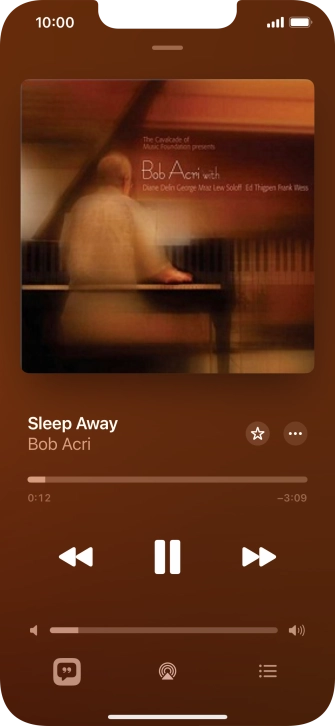 Press arrow right to go to the next audio file.