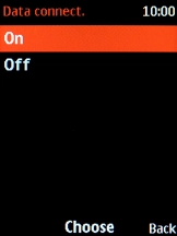 Select On to turn on the function.