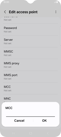 Key in 272 and press OK.