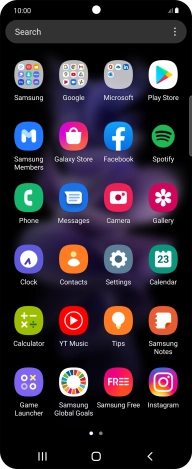 Press Gallery and go to the required folder.
