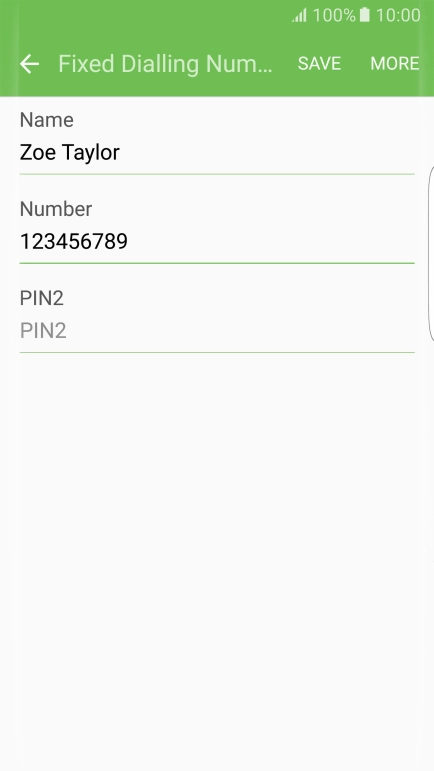 Press PIN2 and key in your PIN2.