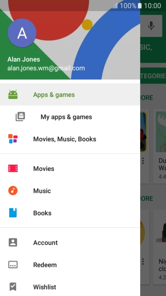 Press My apps & games.