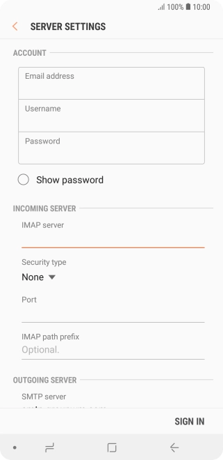 Press the drop down list below 