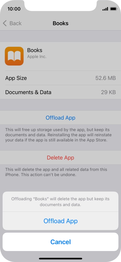 Press Offload App.