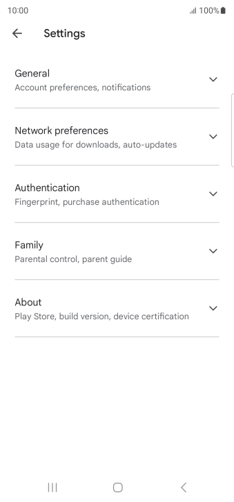 Press Network preferences.