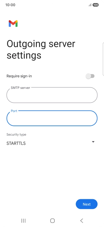 Press the drop down list below 