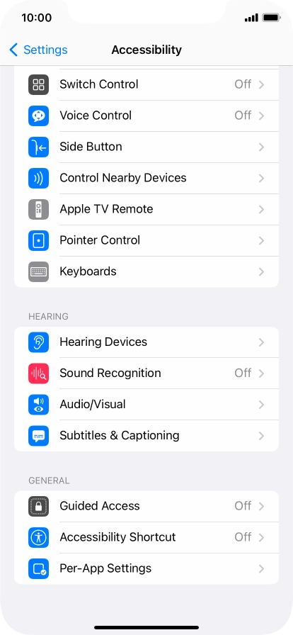 Press the required category below 