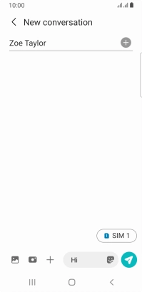 Press the picture icon. Press the picture icon.