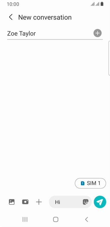 Press the picture icon. Press the picture icon.
