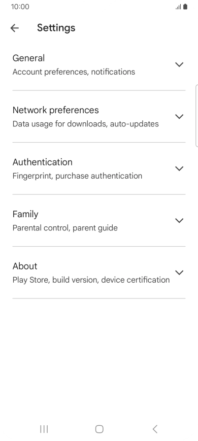 Press Network preferences.