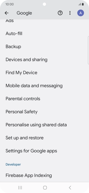 Press Find My Device.