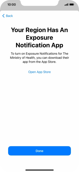 Press Open App Store and follow the instructions on the screen to download and install the app.