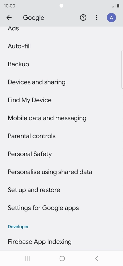 Press Find My Device.