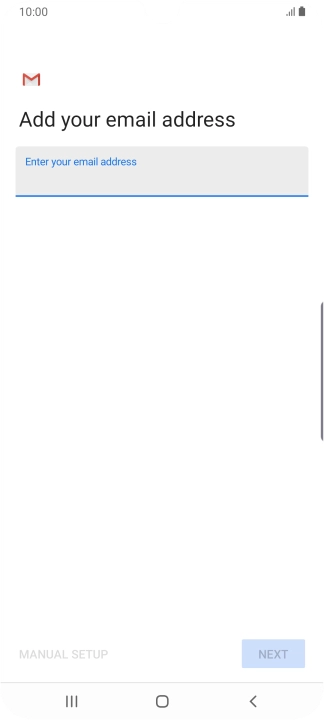 Press the field below 