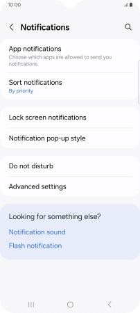 Press App notifications.
