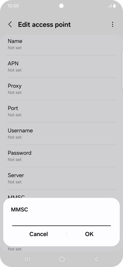 Key in http://www.vodafone.ie/mms and press OK.