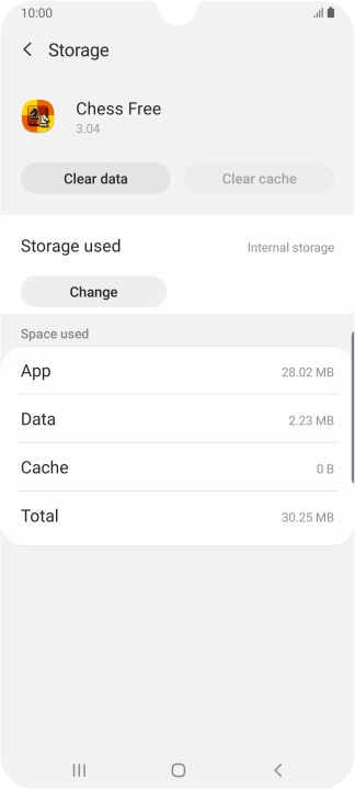 Press the Home key to return to the home screen.