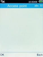 Key in mms.vodafone.net and press the Left selection key.