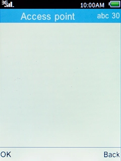 Key in mms.vodafone.net and press the Left selection key.