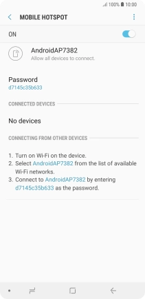 Press the Home key to return to the home screen.