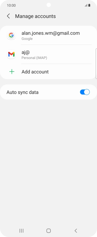 Press the Home key to return to the home screen.