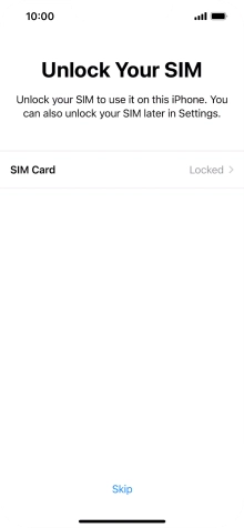 Press SIM Card.