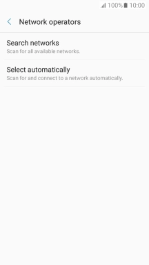 Press Search networks and your phone will search for networks.