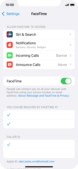 Press the indicator next to Press the indicator next to