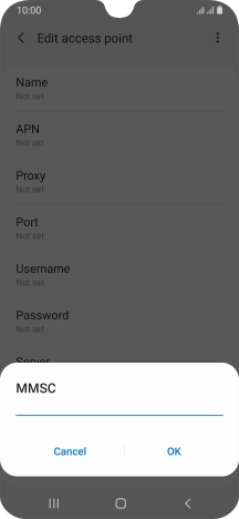 Key in http://www.vodafone.ie/mms and press OK.